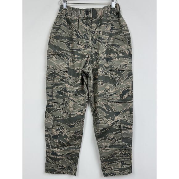 USAF Airman Battle Uniform Pants Women's 10 XS Green Camouflage Cargo Tactical - Picture 1 of 11